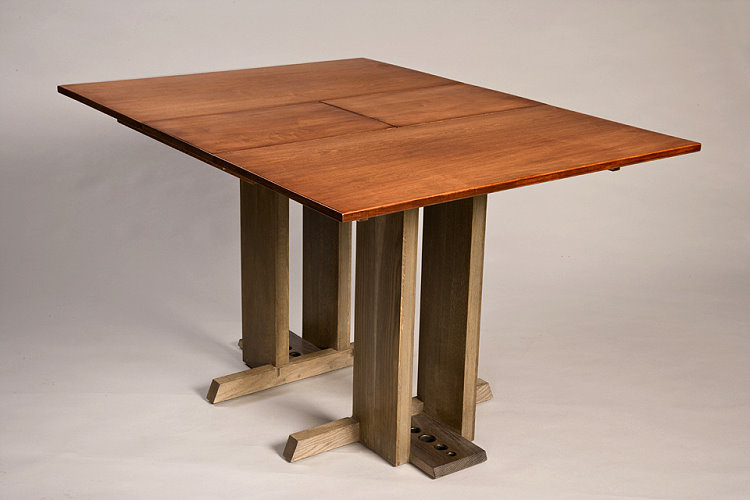 Corner of Broadway table, open