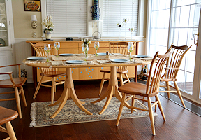 Widnsor Chairs and Wood Street Table